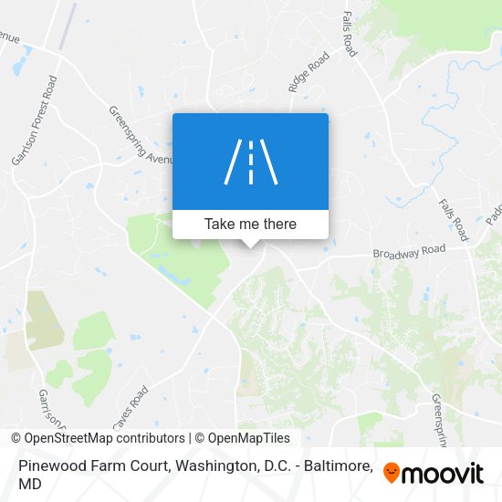 Mapa de Pinewood Farm Court