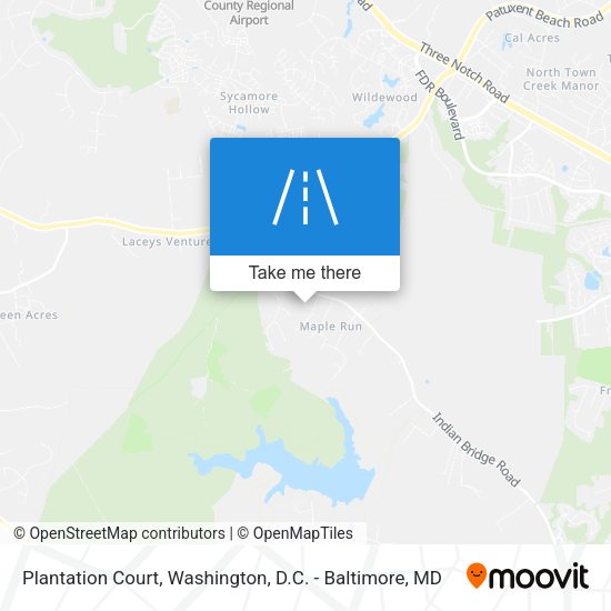 Plantation Court map