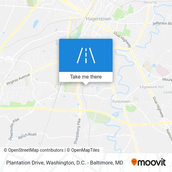 Plantation Drive map