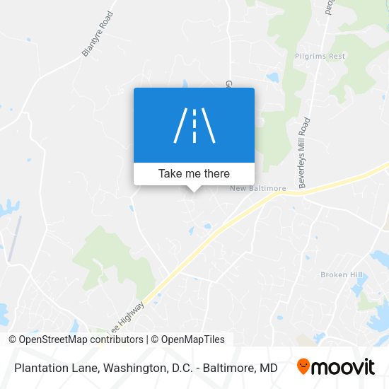 Mapa de Plantation Lane
