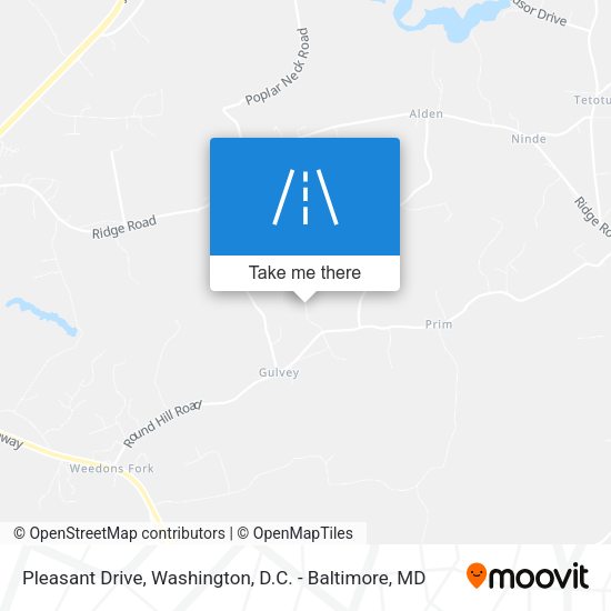 Pleasant Drive map