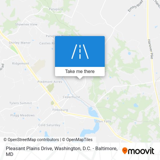Mapa de Pleasant Plains Drive