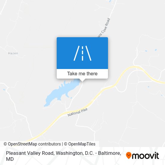 Mapa de Pleasant Valley Road