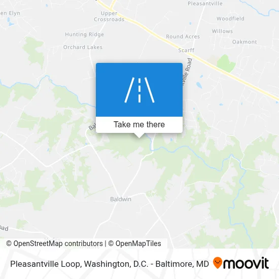 Pleasantville Loop map