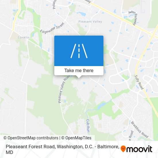 Pleaseant Forest Road map
