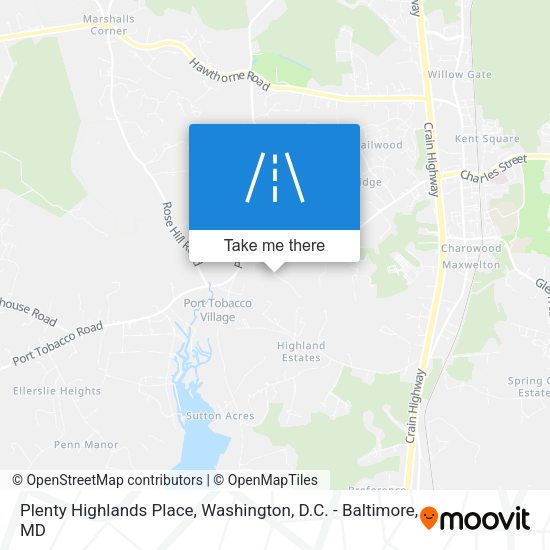 Mapa de Plenty Highlands Place