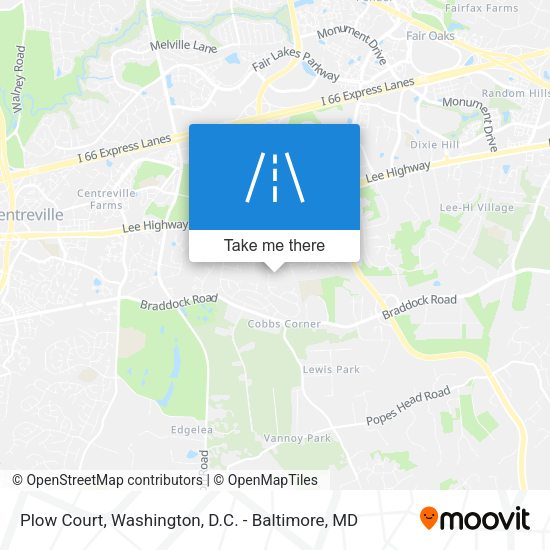 Plow Court map