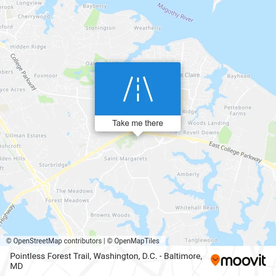 Pointless Forest Trail map