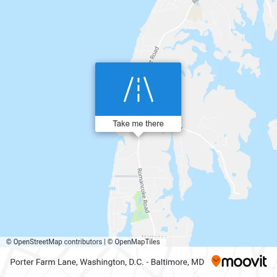 Porter Farm Lane map