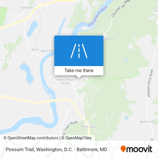 Possum Trail map