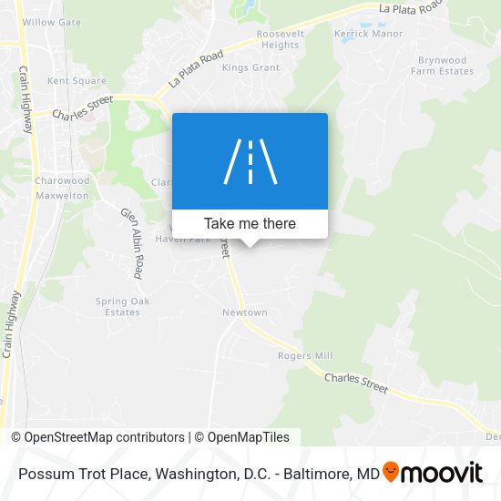 Mapa de Possum Trot Place