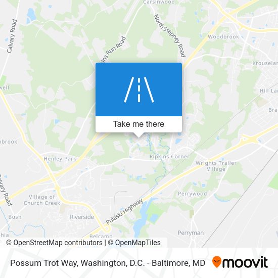 Mapa de Possum Trot Way