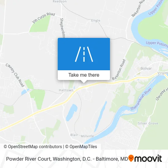 Powder River Court map