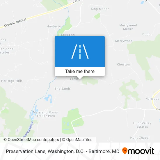 Preservation Lane map