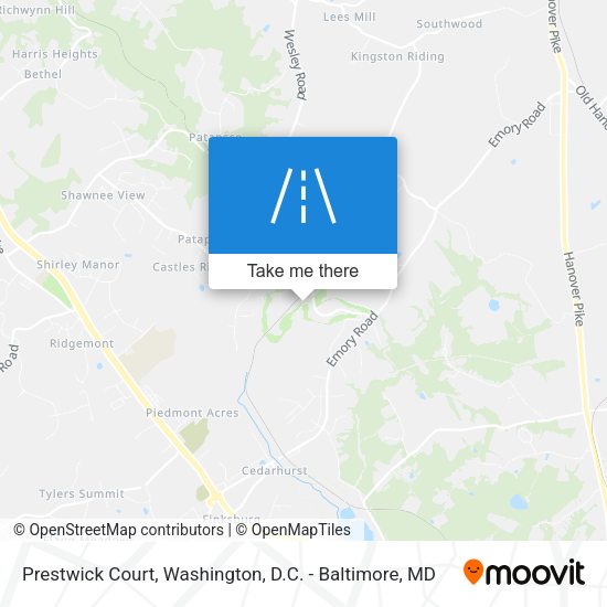 Prestwick Court map