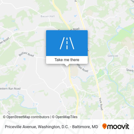 Mapa de Priceville Avenue