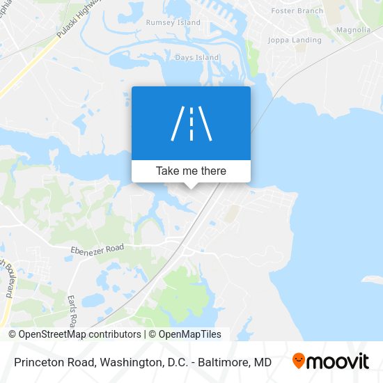 Princeton Road map