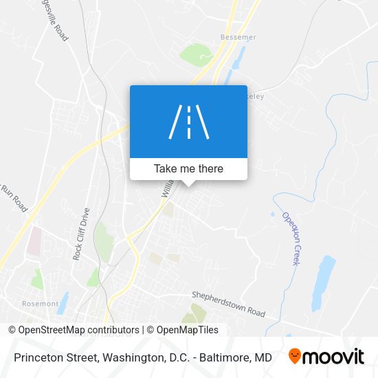 Mapa de Princeton Street