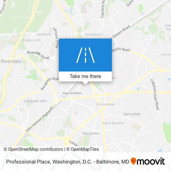 Mapa de Professional Place