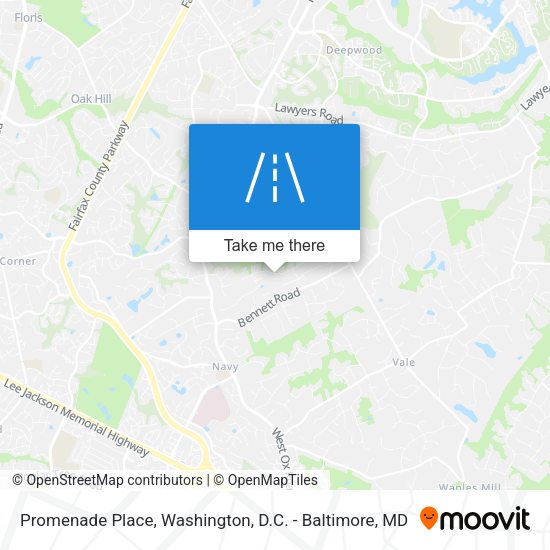 Promenade Place map