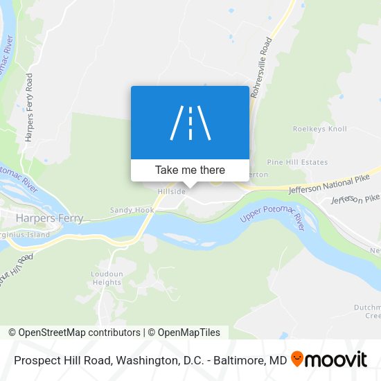 Prospect Hill Road map
