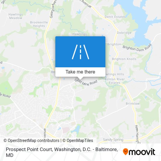 Mapa de Prospect Point Court
