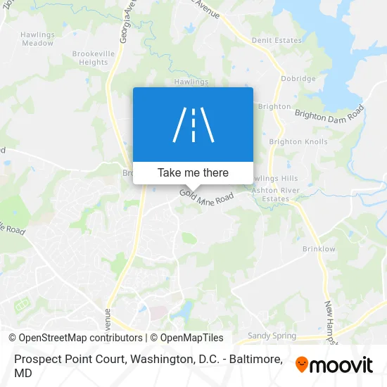 Prospect Point Court map