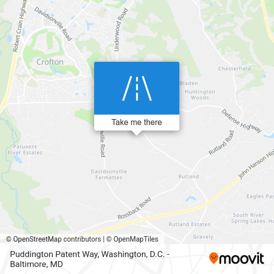 Puddington Patent Way map