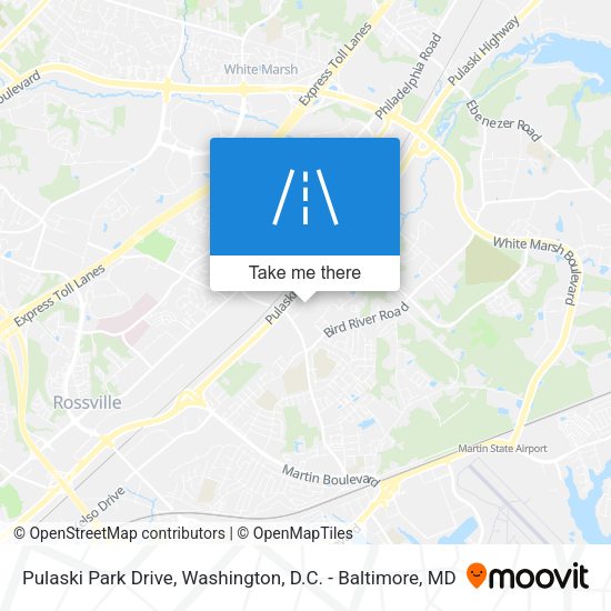 Mapa de Pulaski Park Drive
