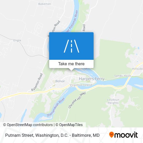 Putnam Street map