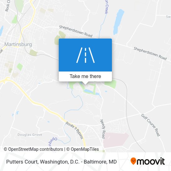 Putters Court map