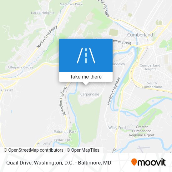Quail Drive map