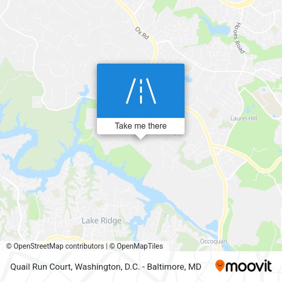 Quail Run Court map