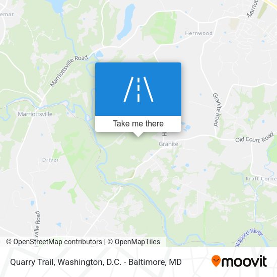 Quarry Trail map