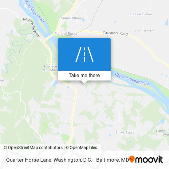 Quarter Horse Lane map