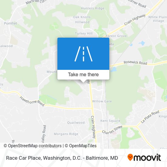 Mapa de Race Car Place