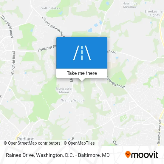 Raines Drive map
