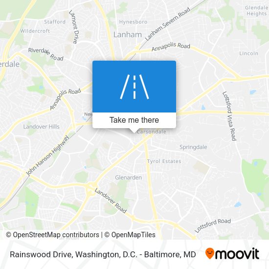 Rainswood Drive map
