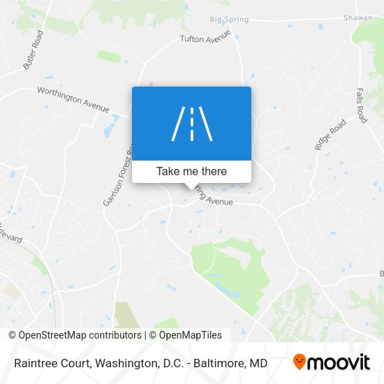 Raintree Court map