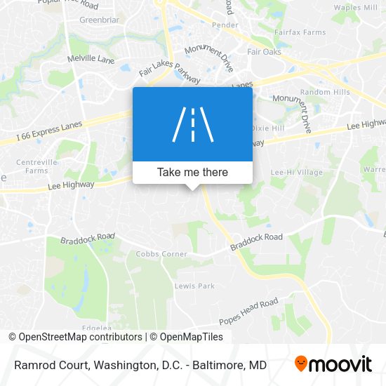 Ramrod Court map