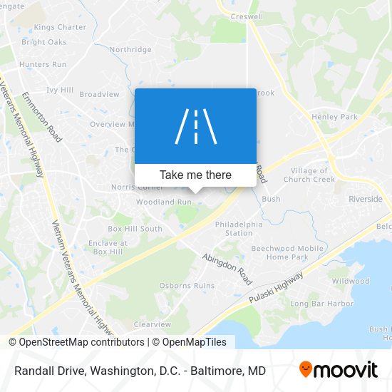 Mapa de Randall Drive