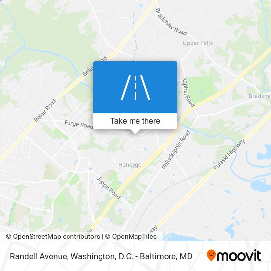 Randell Avenue map