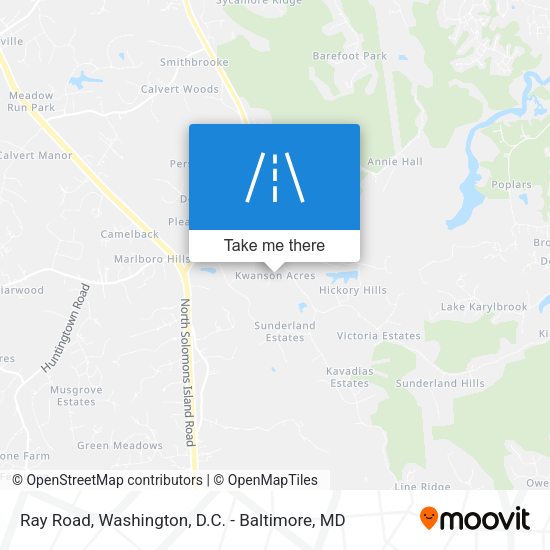 Ray Road map