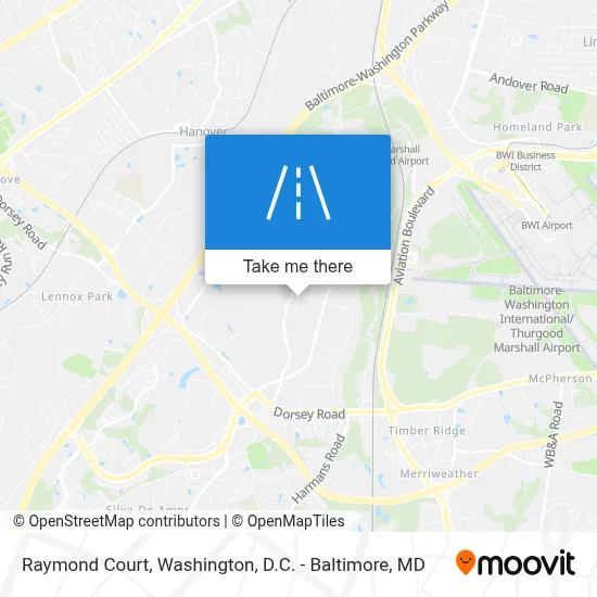 Raymond Court map