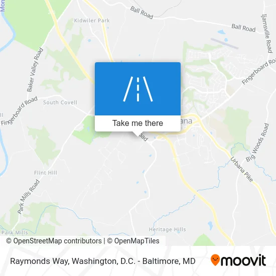 Raymonds Way map