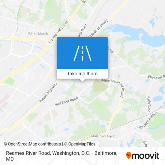 Reames River Road map