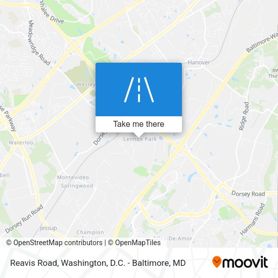 Reavis Road map