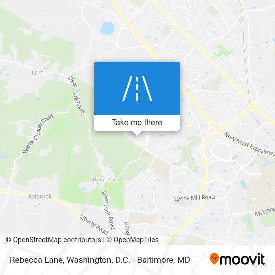 Rebecca Lane map