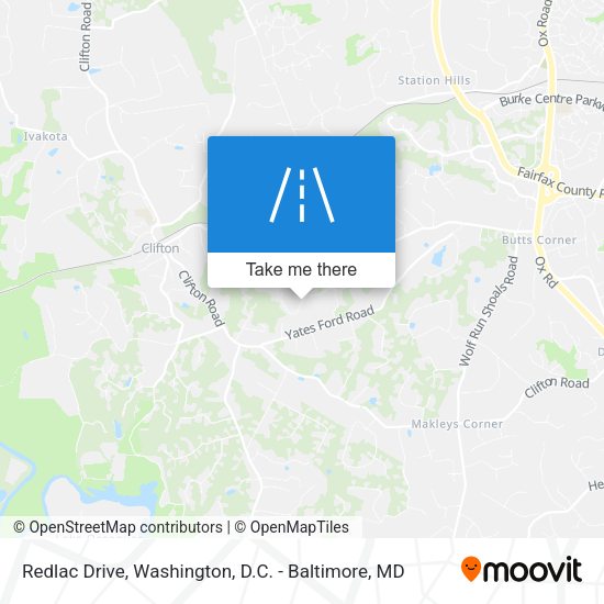 Mapa de Redlac Drive