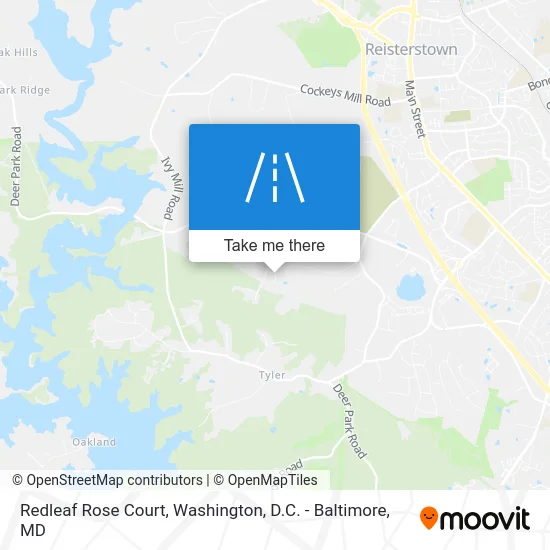 Redleaf Rose Court map